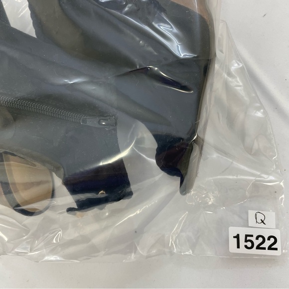 Cato Black Open Toe Wedge Ankle Boot - 10W - Picture 9 of 9